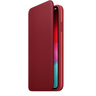 Кожаный чехол Apple Leather Folio для iPhone XS Max, цвет (PRODUCT RED) красный