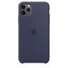 Apple iPhone 11 Pro Max Silicone Case - Midnight Blue, Силиконовый чехол для Iphone 11 Pro Мах темно-синего цвета