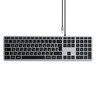 Клавиатура Satechi Slim W3 USB-C Wired Keyboard-RU. Раскладка - Русская. Цвет- Серый космос.