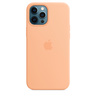 Apple iPhone 12 Pro Max Silicone Case with MagSafe Cantaloupe Силиконовый чехол MagSafe для IPhone 12 Pro Max светло-абрикосового  цвета