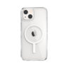Чехол-накладка SwitchEasy MagCrush For на заднюю сторону iPhone 13 (6.1"). Материал изделия: 70% поликарбонат, 25% ТПУ, 5% магнит. Размер изделия: 150*75*12 мм. Цвет: белый.