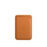 Apple IPhone Leather Wallet with MagSafe Golden Brown Кожаный чехол-бумажник MagSafe для IPhone цвета «золотистая охра