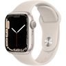 Часы Apple Watch Series 7 GPS, 41mm Starlight Aluminium Case with Starlight Sport Band,Корпус из алюминия цвета «сияющая звезда», спортивный ремешок цвета «сияющая заря» 41 мм 