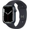 Часы Apple Watch Series 7 GPS, 45mm Midnight Aluminium Case with Midnight Sport Band,Корпус из алюминия цвета «темная ночь», спортивный ремешок цвета «темная ночь» 45 мм 
