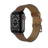 Ремешок SwitchEasy Classic для Apple Watch 7 41mm&1~6, SE 38/40mm. Материал: натуральная кожа. Цвет: коричневый