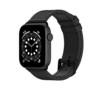 Ремешок SwitchEasy Hybrid для Apple Watch 7 41mm&1~6, SE 38/40mm. Материал: силикон/натуральная кожа. Цвет: черный