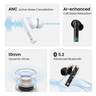 Беспроводные наушники UGREEN WS106 (90401) HiTune T3 Active Noise-Cancelling Wireless Earbuds с функцией шумоподавления. Цвет: черный