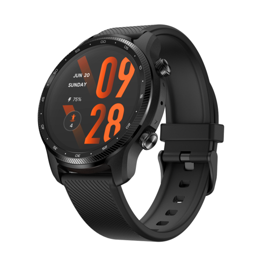 Умные часы Ticwatch Pro 3 ultra LTE-EU black черного цвета