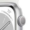 Часы Apple Watch 8 GPS Starlight Aluminum Case with Solo Loop 45mm,Корпус из алюминия цвета «сияющая звезда», спортивный ремешок 45мм M/L