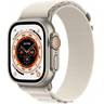 Часы Apple Watch 8 Ultra GPS+Cellular, 49mm Titanium Case with Starlight Alpinel Loop Medium,Титановый корпус, спортивный ремешок цвета альпийская сияющая звезда 49 мм Medium