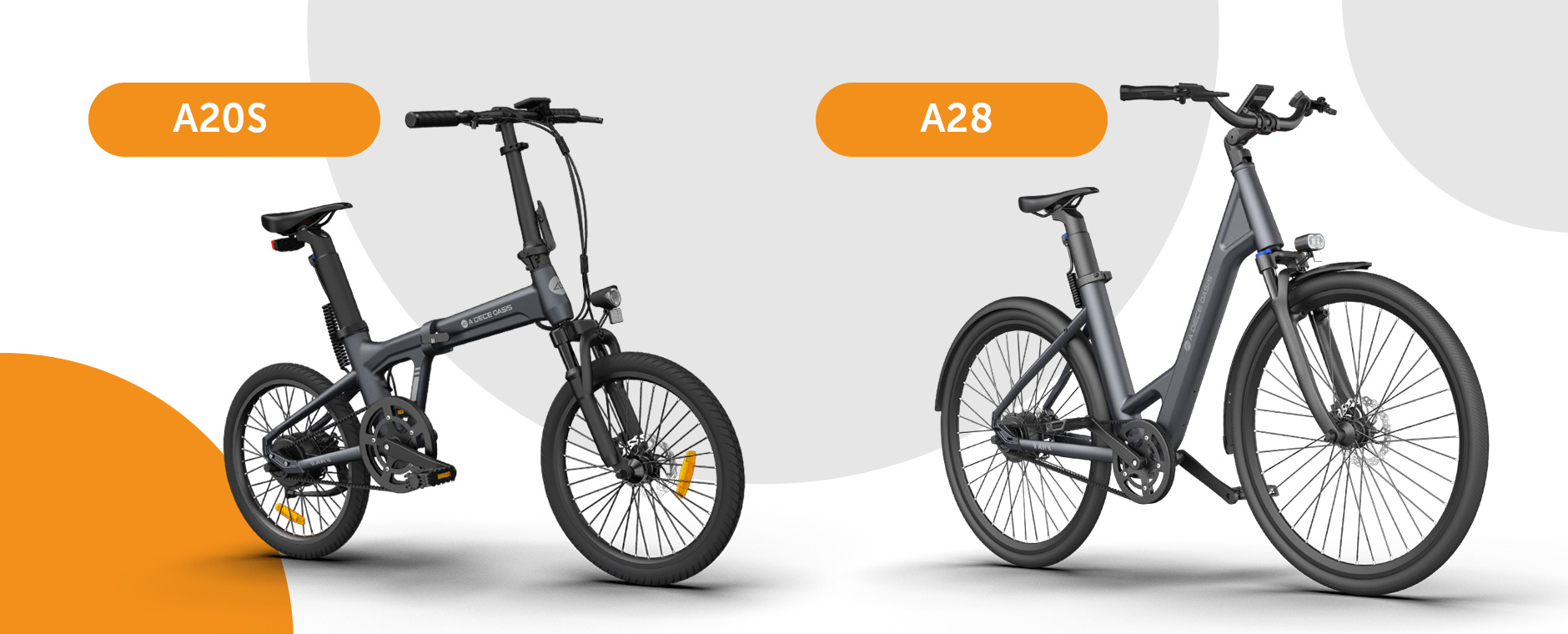 Электровелосипеды ADO A20S и A28