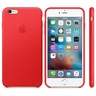 Чехол кожаный для Apple iPhone 6s Plus Leather Case RED