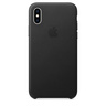Кожаный чехол Apple Leather Case для iPhone XS, цвет (Black) черный