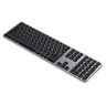 Беспроводная клавиатура Satechi Aluminum Bluetooth Wireless Keyboard with Numeric Keypad. Язык раскладки английский/русский. Цвет серый космос.