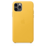 Apple iPhone 11 Pro Leather Case - Meyer Lemon, Кожаный чехол для Iphone 11 Pro цвета лимонный сироп