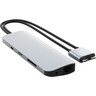 USB-хаб Hyper HyperDrive Viper 10-in-2 Hub для MacBook Pro/Air и других USB-C устройств. Порты: 2 x HDMI, 3 x USB-A , Gigabit Ethernet, SD , MicroSD, USB-C PD 60W, 3.5mm Audio Jack. Цвет: серебряный.