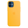 Apple iPhone 12 mini Silicone Case with MagSafe Sunflower Силиконовый чехол MagSafe для IPhone 12 mini ярко-желтого цвета