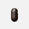 Чехол Modern Leather Case для зарядного кейса наушников Apple Airpods 2021. Материал кожа натуральная. Цвет коричневый.