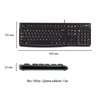 LOGITECH Клавиатура K120 Corded Keyboard - BLACK - USB - RUS - B2B. (LRU920002522)
