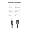 Кабель-удлинитель UGREEN HD151 (40450) HDMI 8K Male To Female Extension Cable. Длина 2 м. Цвет: черный