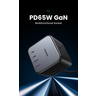 Сетевое зарядное устройство UGREEN CD268 (60113) DigiNest Cube Charging Station 65W with 2*USB-C and 2*USB-A. Цвет: серый космос